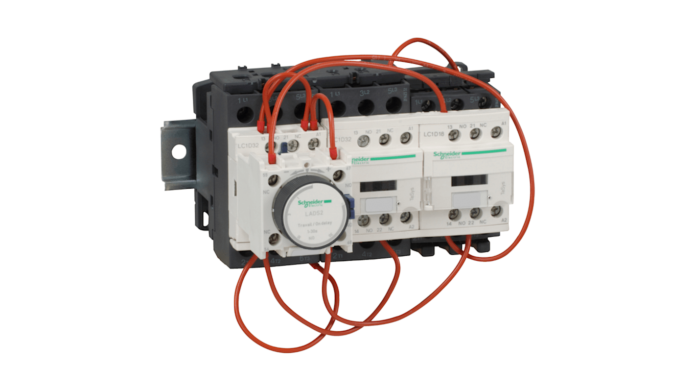 Arrancador de motor Schneider Electric TeSys, 9 A, 120 V AC, IP20