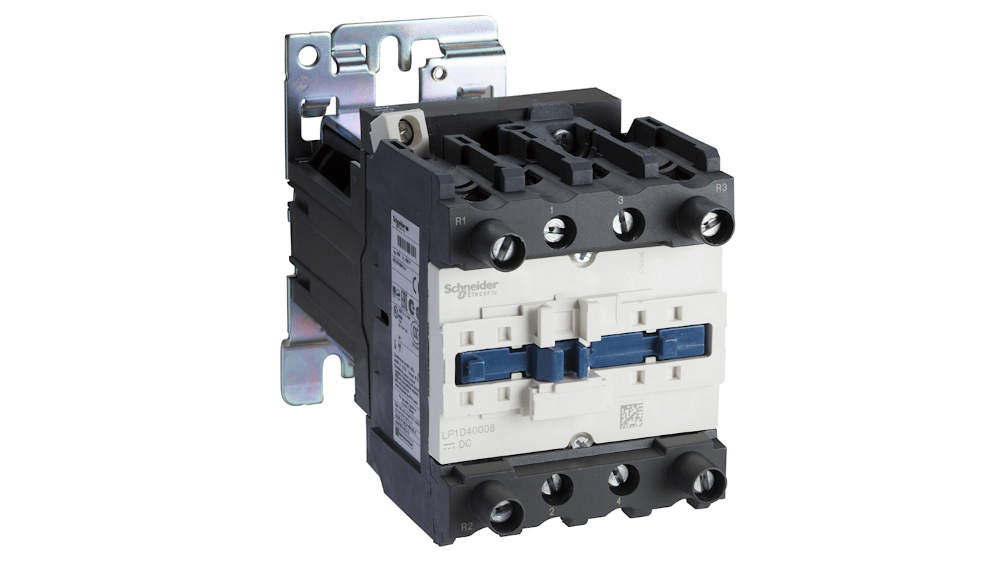 Schneider Electric TeSys D LP1D Leistungsschütz, 4 -polig 1 Schließer, 1 Öffner / 60 A, Wechslerkontakt