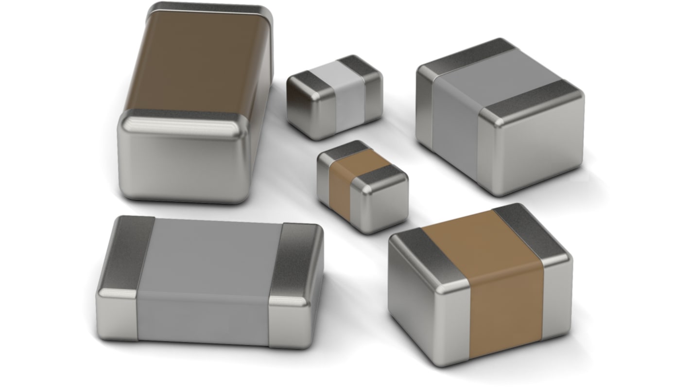 Wurth Elektronik 10μF Multilayer Ceramic Capacitor MLCC, 25V dc V, SMD