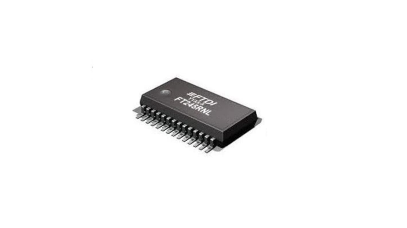 Transceptor USB FTDI Chip FT245RNL-TUBE, 28 canales, 1Mbps, USB 2.0