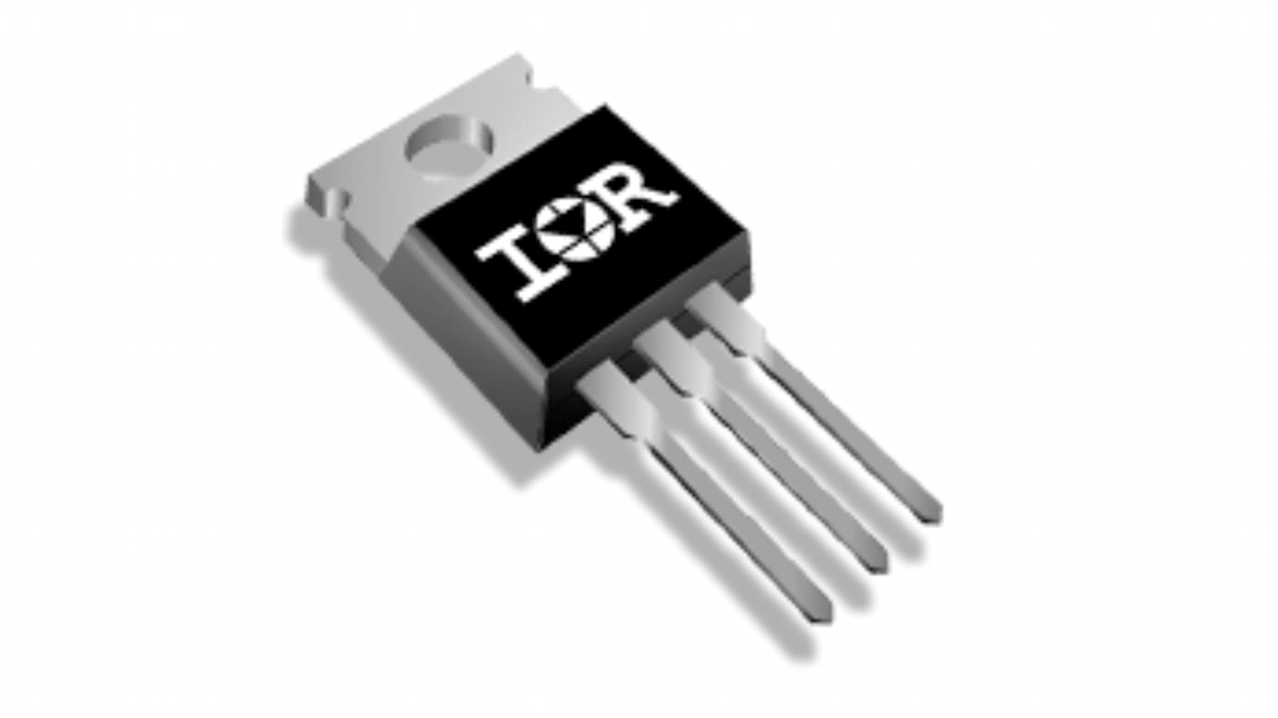 Infineon Nチャンネル MOSFET200 V 76 A 基板実装 パッケージTO-220
