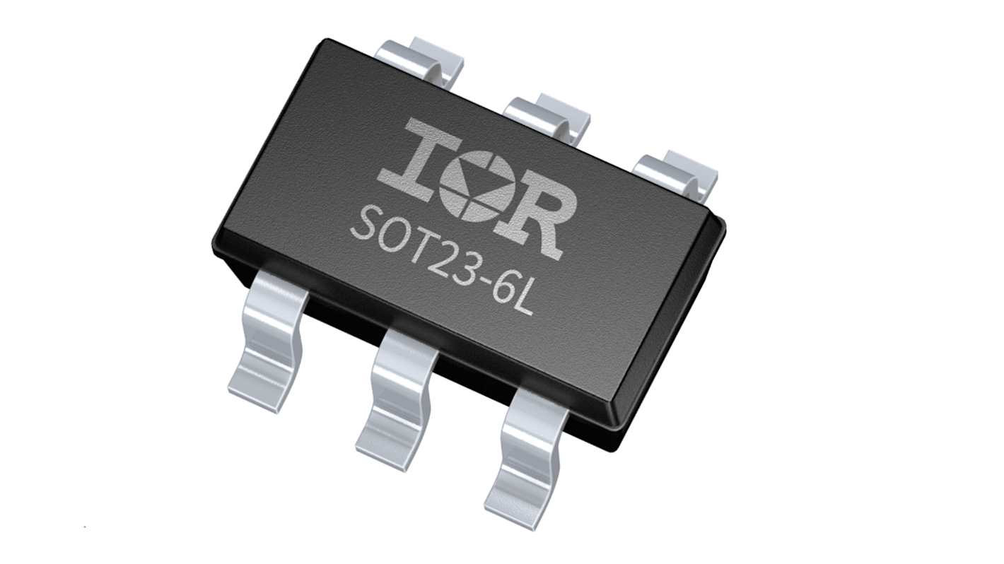 Kapumeghajtó modul IRS20752LTRPBF, 240 mA, 10 → 18V, 6-tüskés, SOT-23-6L