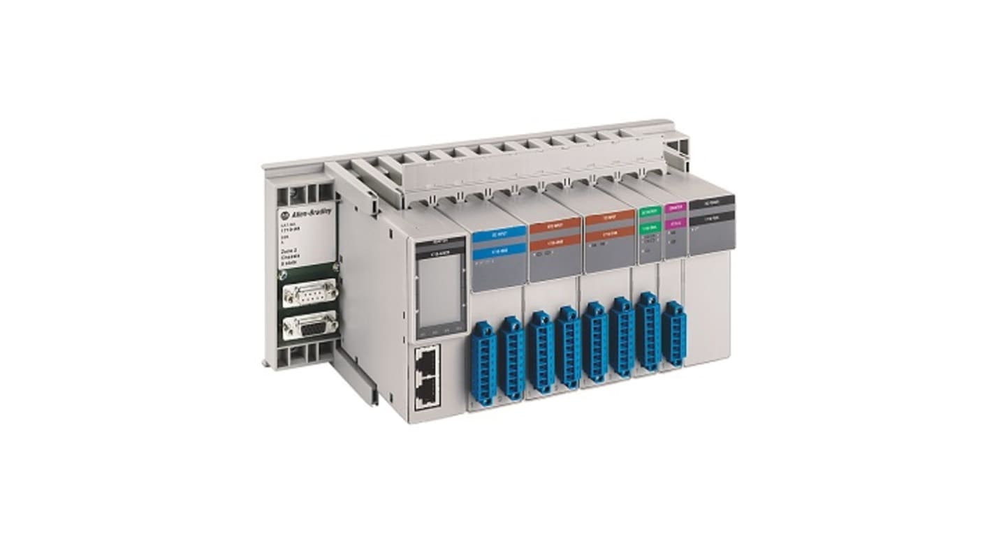 Backplane per guida din Rockwell Automation, ingressi: 1, 18 → 32 V c.c.