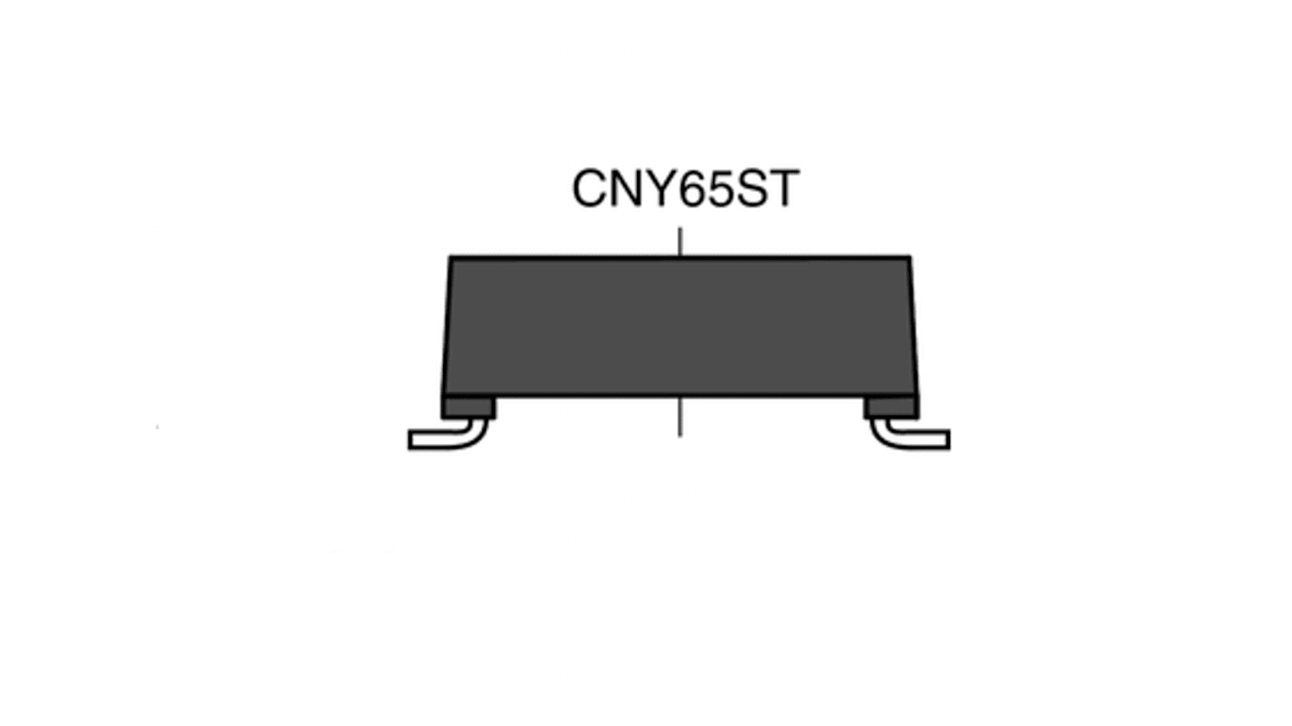 Fotoaccoppiatore Vishay, Montaggio con foro passante, uscita Fototransistor, 4 Pin