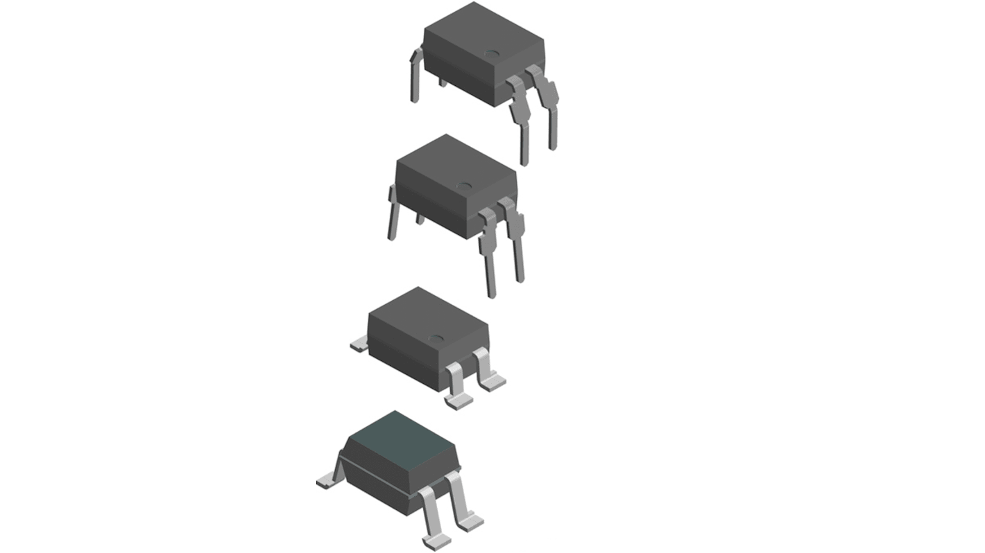 Vishay, VO617A Phototransistor Output Optocoupler, Through Hole, 4-Pin DIP