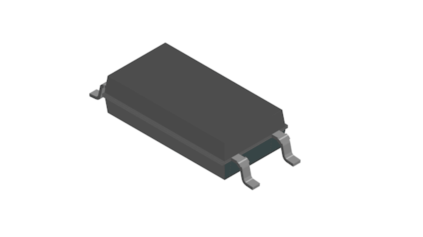 Vishay, VOL617A-2T Phototransistor Output Optocoupler, Surface Mount, 4-Pin LSOP