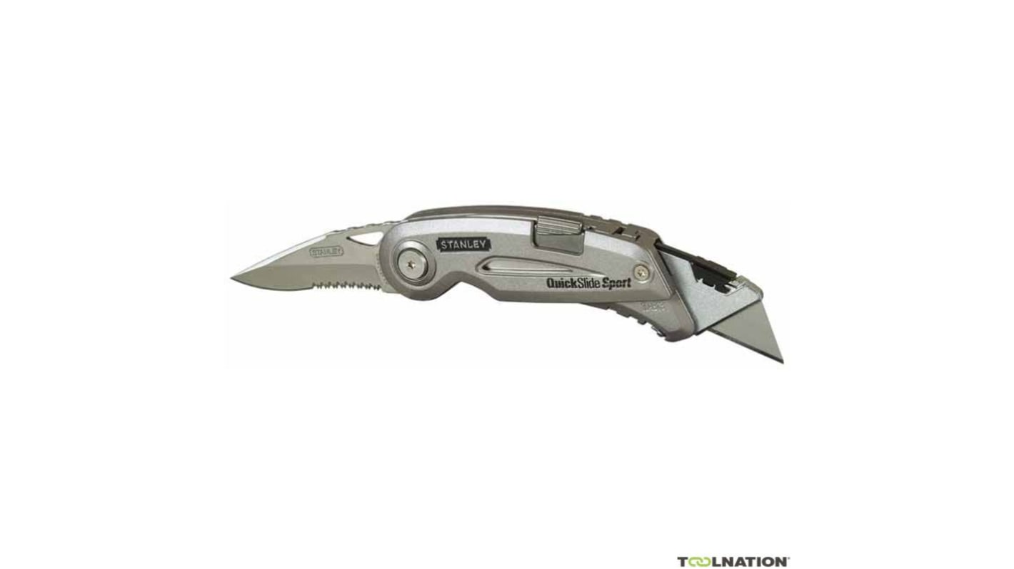 Stanley Knife with Double-Sided Blade, Retractable, 76mm Blade Length