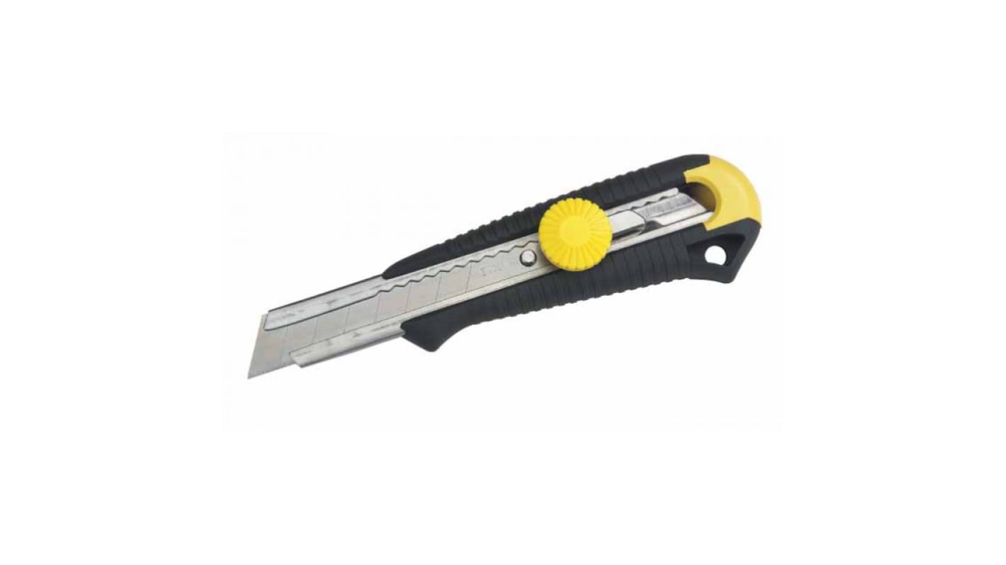 Stanley Safety Knife with Snap-off Blade, Retractable, 18mm Blade Length