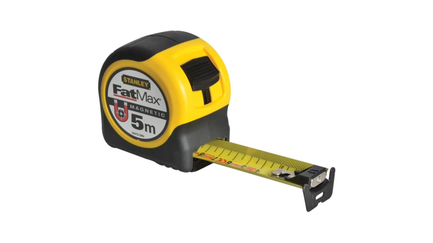 Cinta métrica Stanley FatMax de 5m, anchura 32 mm con sistemas imperial y métrico