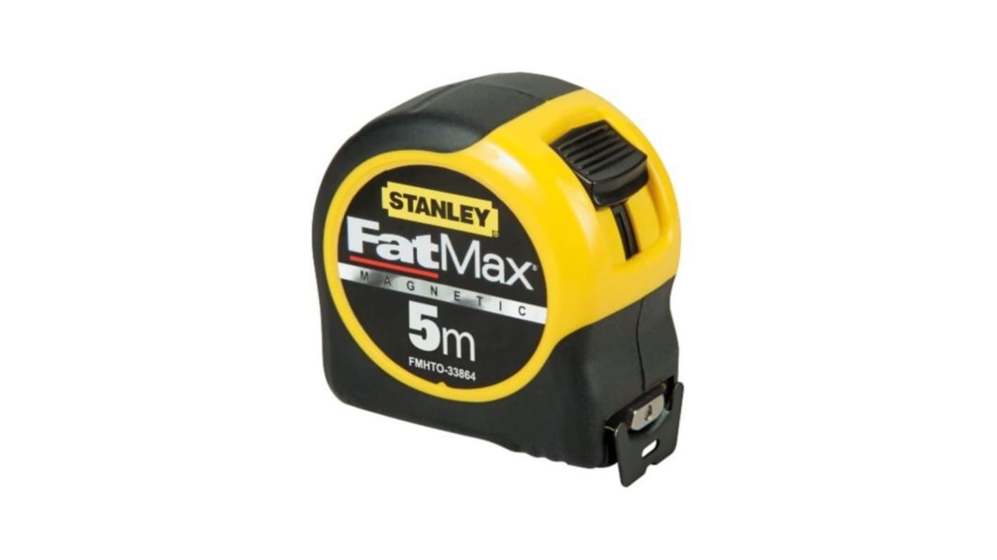 Cinta métrica Stanley FatMax de 8m, anchura 32 mm con sistemas imperial y métrico