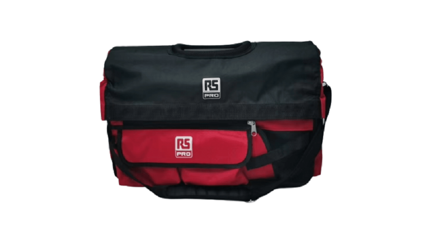 RS PRO Polyester Werkzeugtasche, 215mm x 510mm x 312mm mit Tragriemen