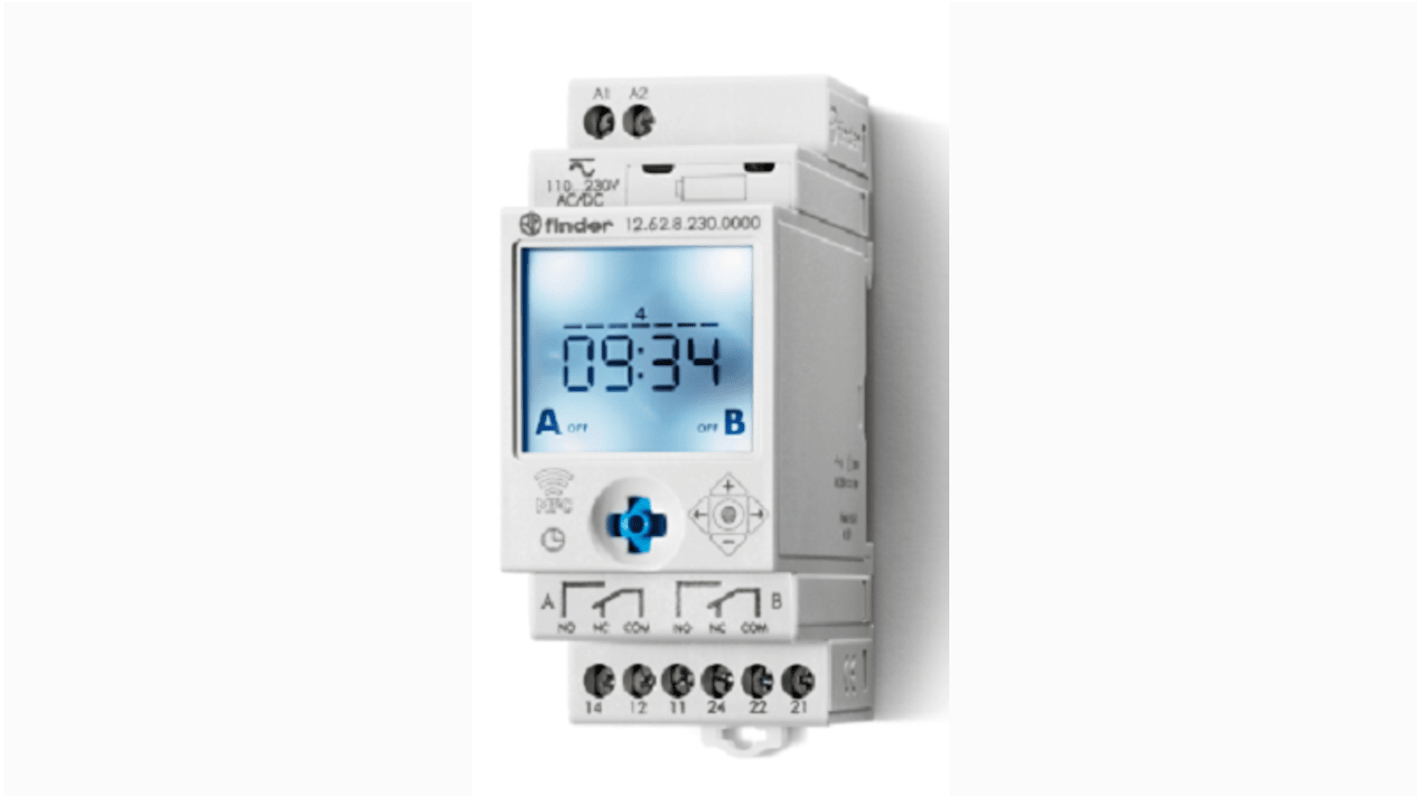 Finder Digital Time Switch 110 → 230 V ac/dc