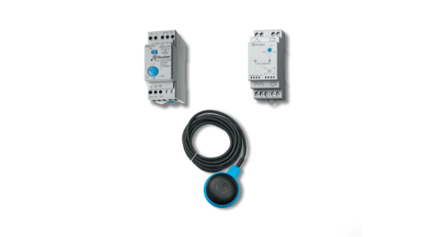720182405002 Finder Level Monitoring Relay, 1 Phase, SPDT RS