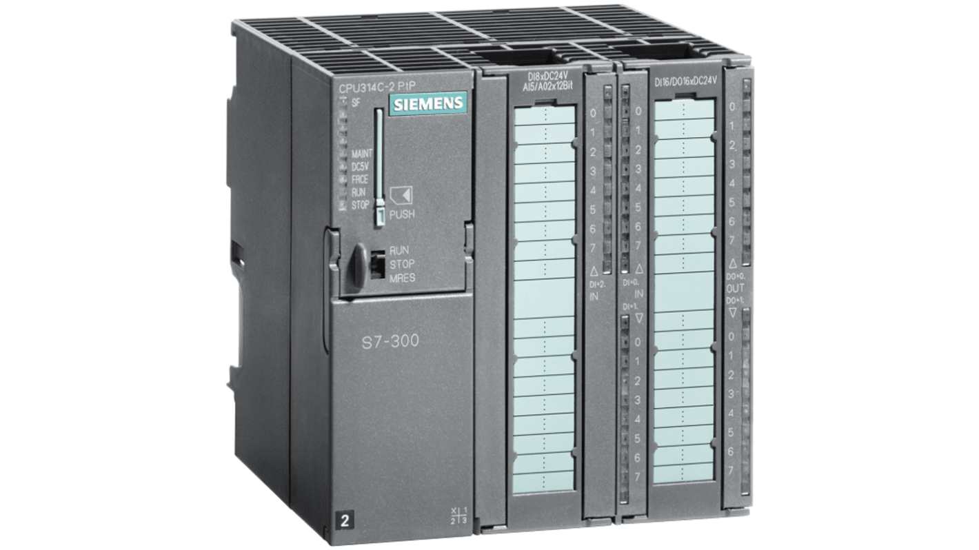 Siemens SIPLUS S7-300 Series PLC CPU for Use with ACS 400, Both Analog and Digital Output, 29-Input, Both Analog and