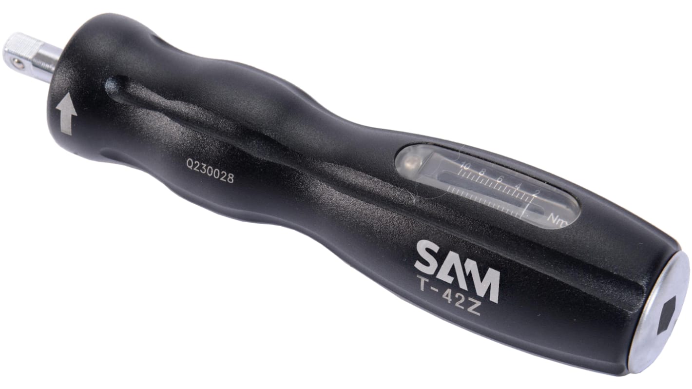 Destornillador dinamométrico SAM de 2 → 10Nm, tamaño 1/4 plg, ajustable