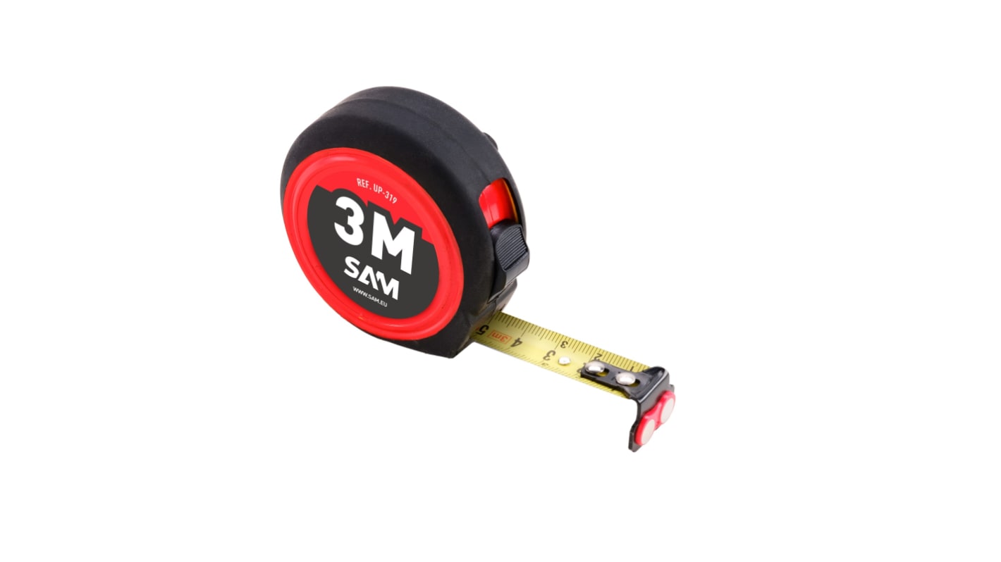 SAM 10m Tape Measure, Metric & Imperial