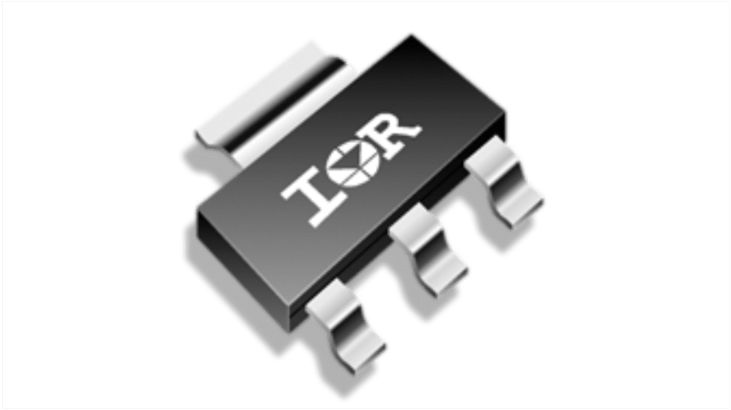 Infineon HEXFET IRFL4310TRPBF N-Kanal, THT MOSFET 100 V / 1,6 A SOT-223 (TO-261AA)