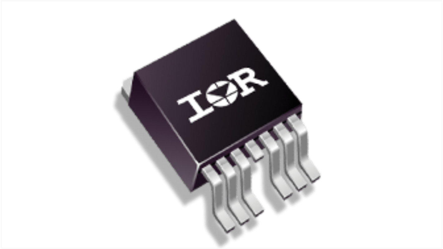 MOSFET Infineon IRFS3107TRL7PP, VDSS 75 V, ID 260 A, D2pak de 7 contactos