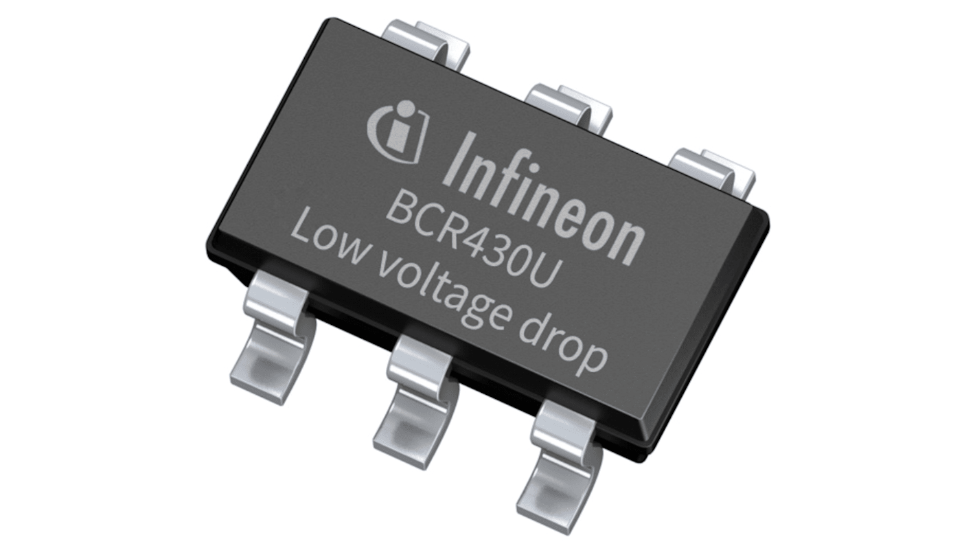 Infineon BCR430UXTSA2 LED Driver IC, 6 → 42 V 100mA