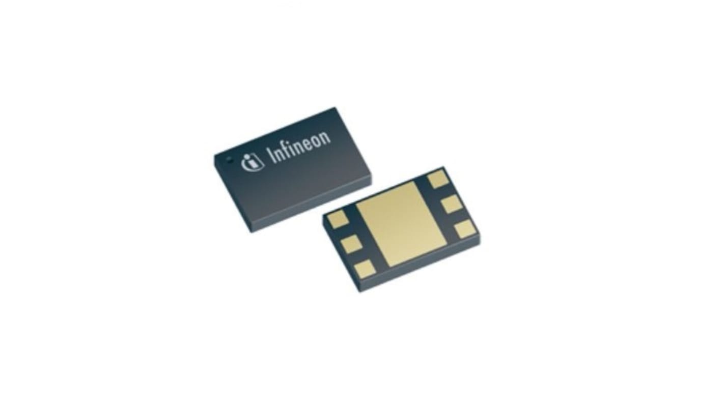 Infineon BGB707L7ESDE6327XTSA1 RF erősítő, típusa:(Alacsony zajszintű), 31,5 dB 5,6 GHz TSLP-7-1