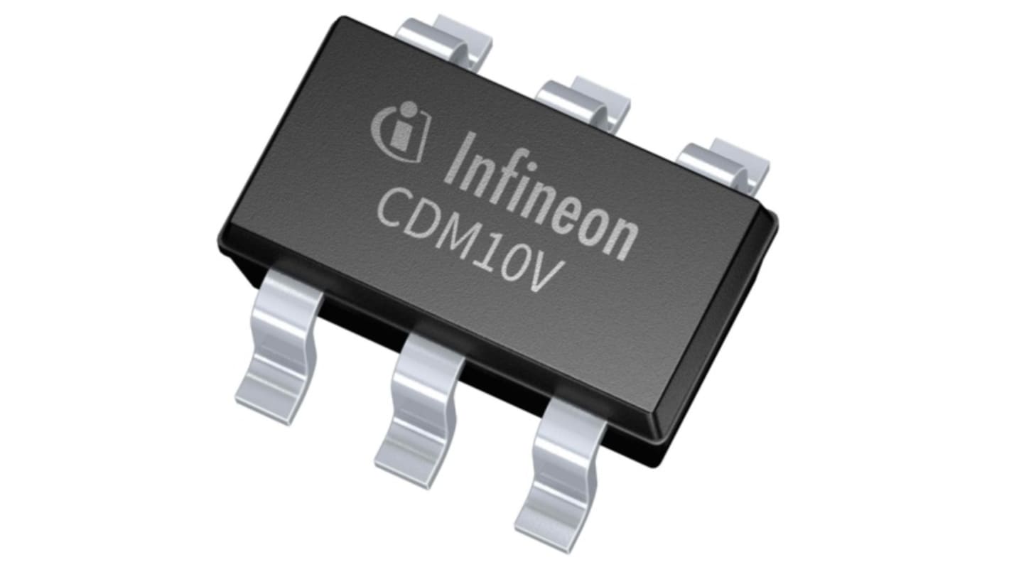 Controlador de iluminación Infineon, IN: 25 V, OUT máx.: / 110μA