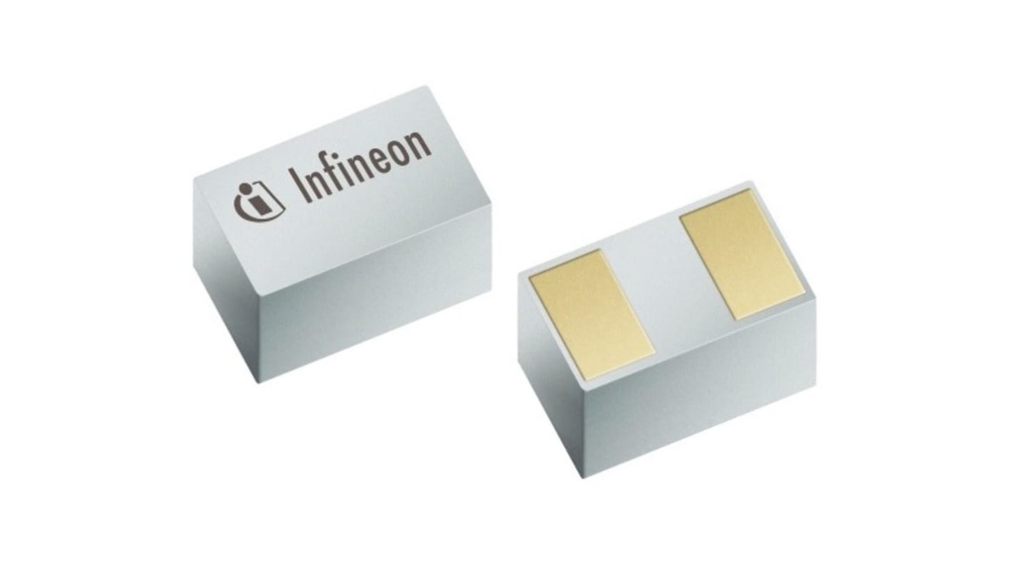 Infineon ESD保護ダイオード, 双方向, 基板実装, 20V, ESD119B1W01005E6327XTSA1