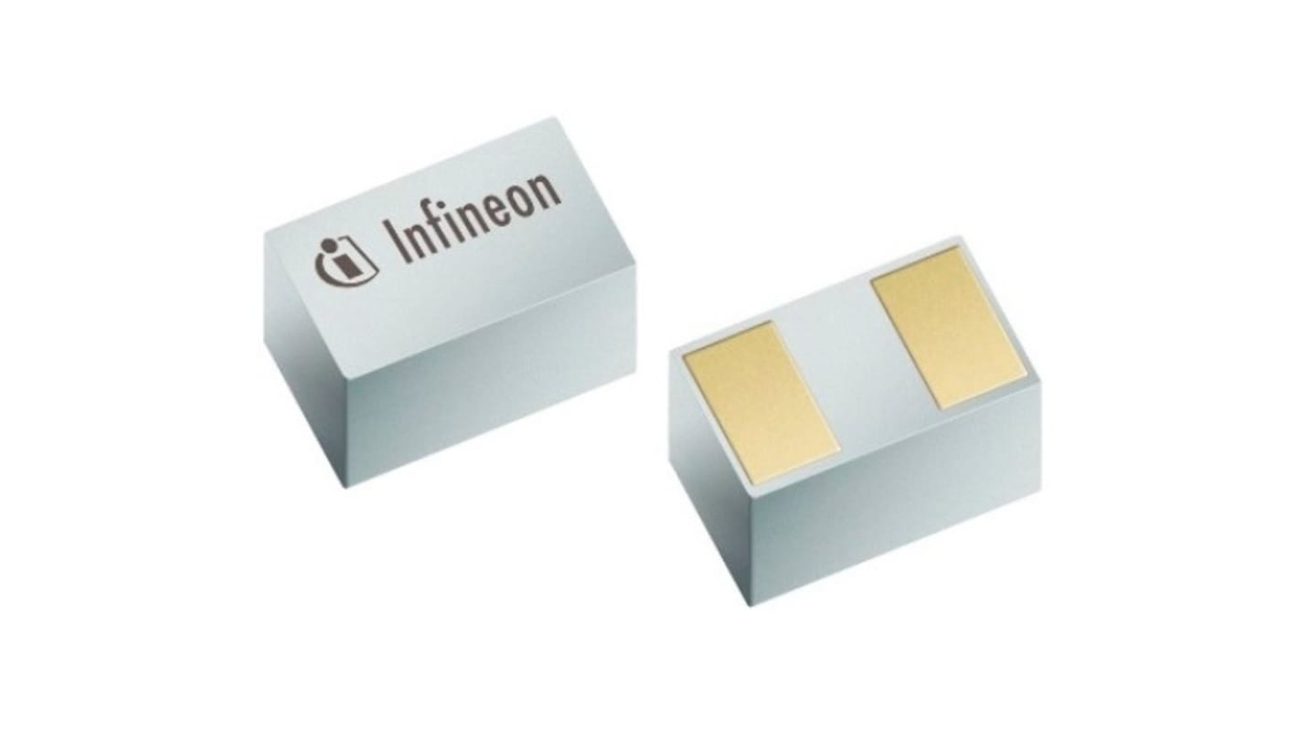 Infineon ESD保護ダイオード, 双方向, 基板実装, 13V, ESD202B1CSP01005XTSA1