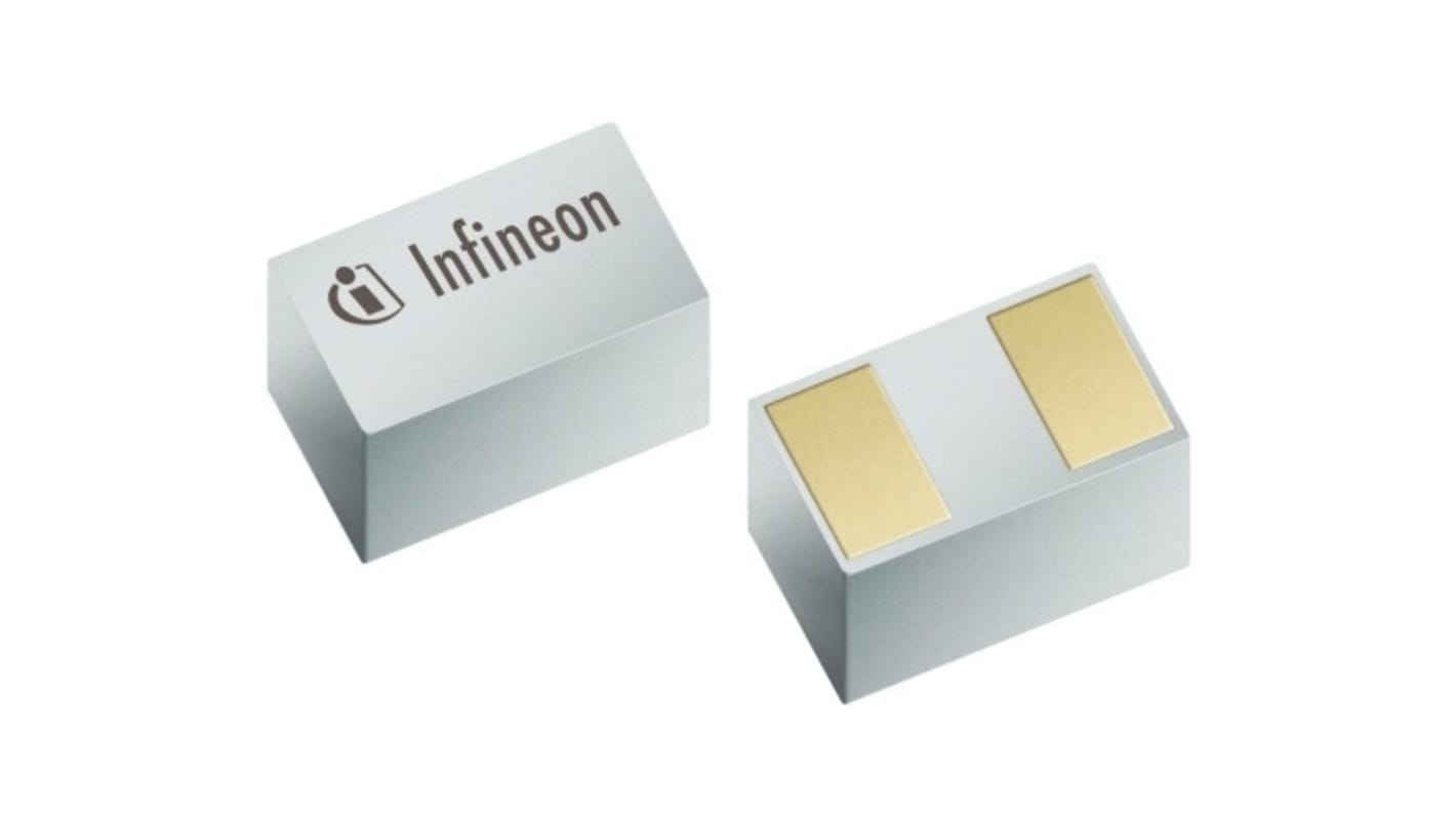 Infineon ESD保護ダイオード, 双方向, 基板実装, 6V, ESD242B1W01005E6327XTSA1