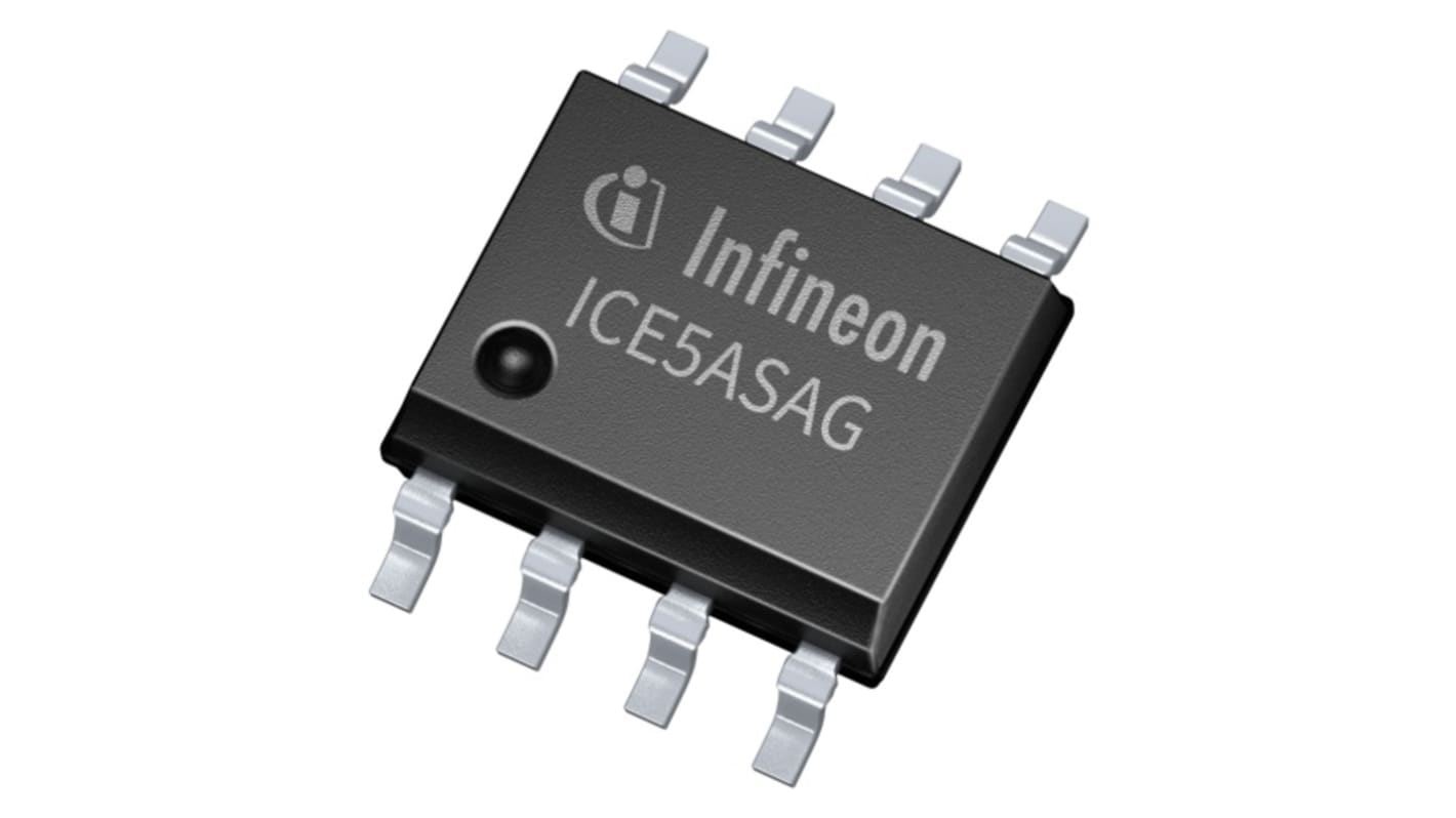 Infineon ICE5ASAGXUMA1 1 csatornás Teljesítménykapcsoló IC, 8-pin, DSO