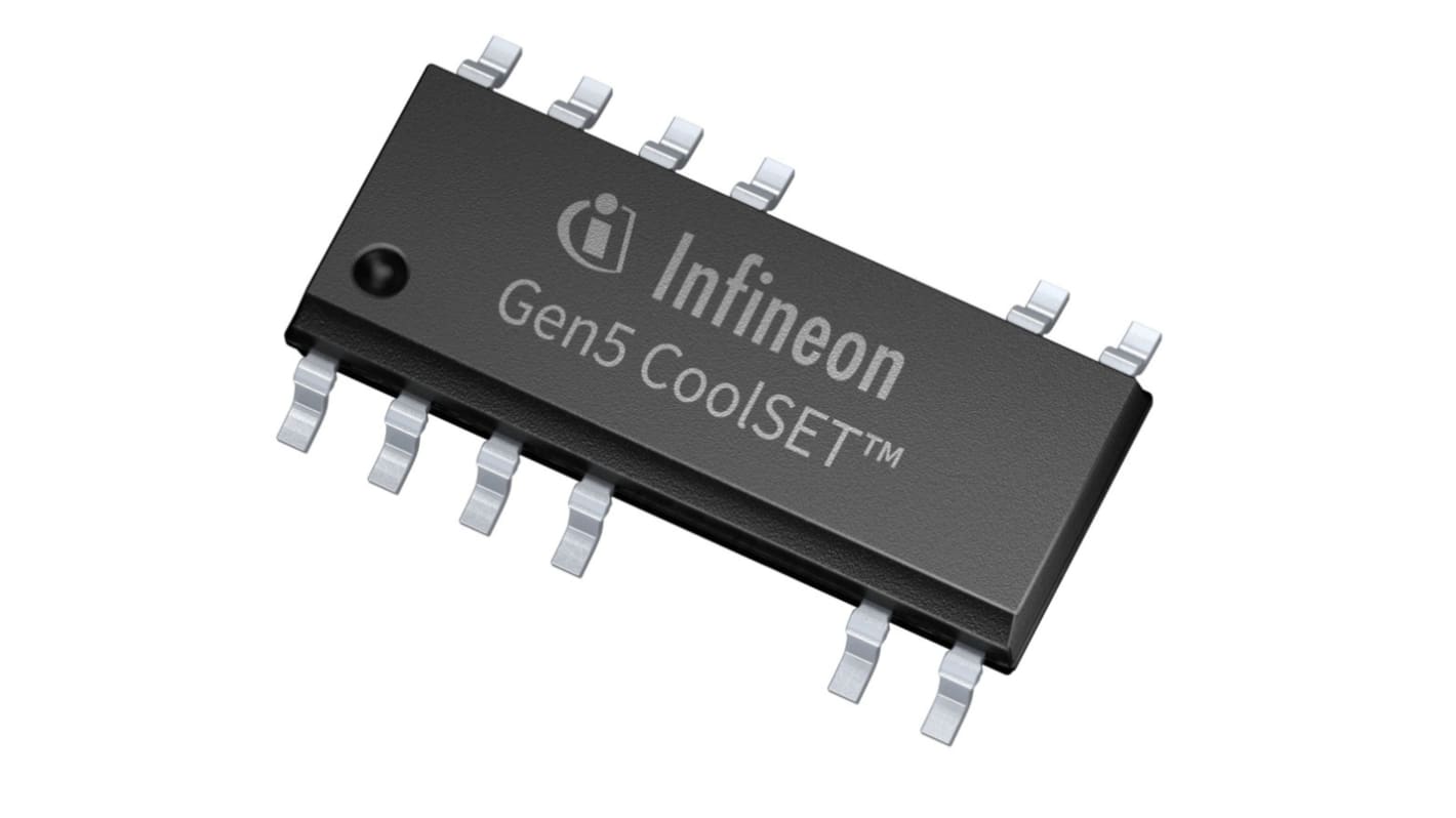Infineon, Resonant Controller 12-Pin, PG-DSO-12 ICE5QR1680BGXUMA1