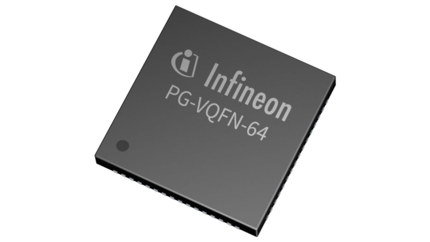 Infineon XMC1403Q064X0200AAXUMA1 ARM Cortex M0 Microcontroller, XMC1000, 64-Pin VQFN