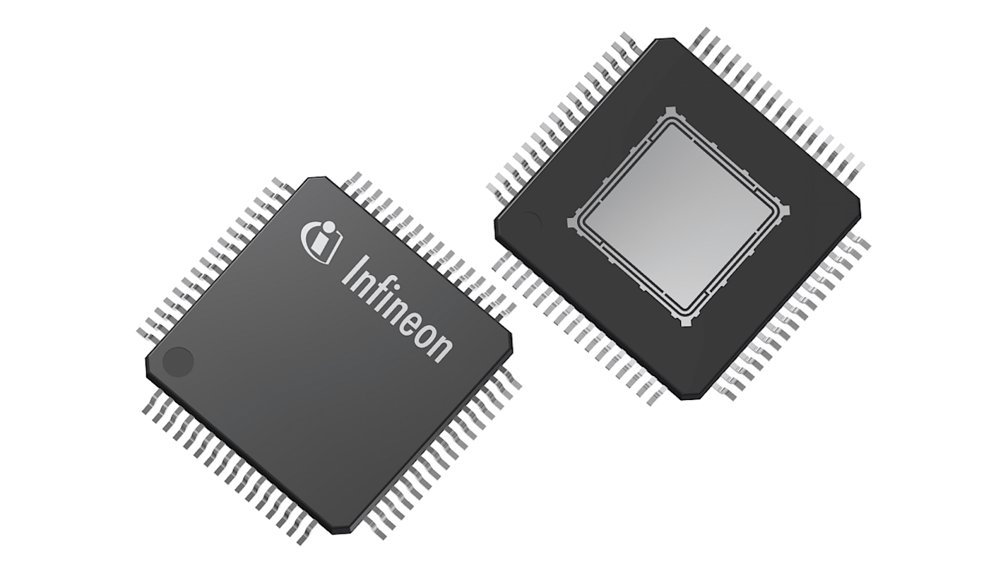 Microcontrolador Infineon XMC4400F64F512BAXQMA1, núcleo ARM Cortex M4, TQFP de 64 pines