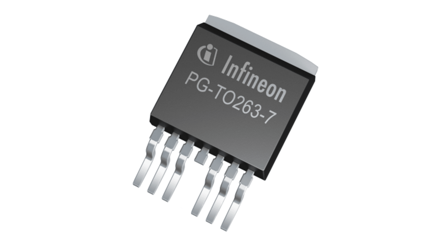 N-Channel MOSFET, 180 A, 100 V PG-TO263-7-3 Infineon IPB180N10S403ATMA1