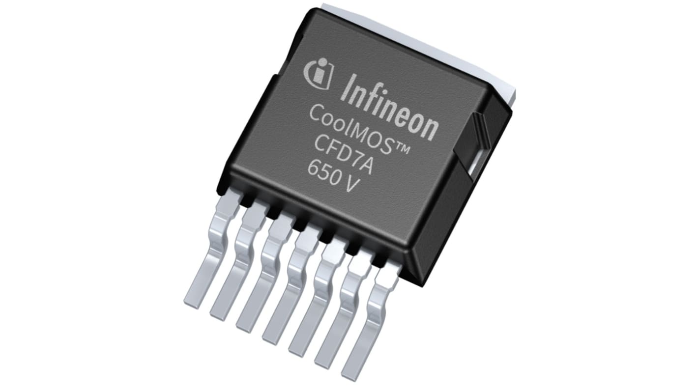 MOSFET, 211 A, 650 V PG-TO263 Infineon IPBE65R050CFD7AATMA1