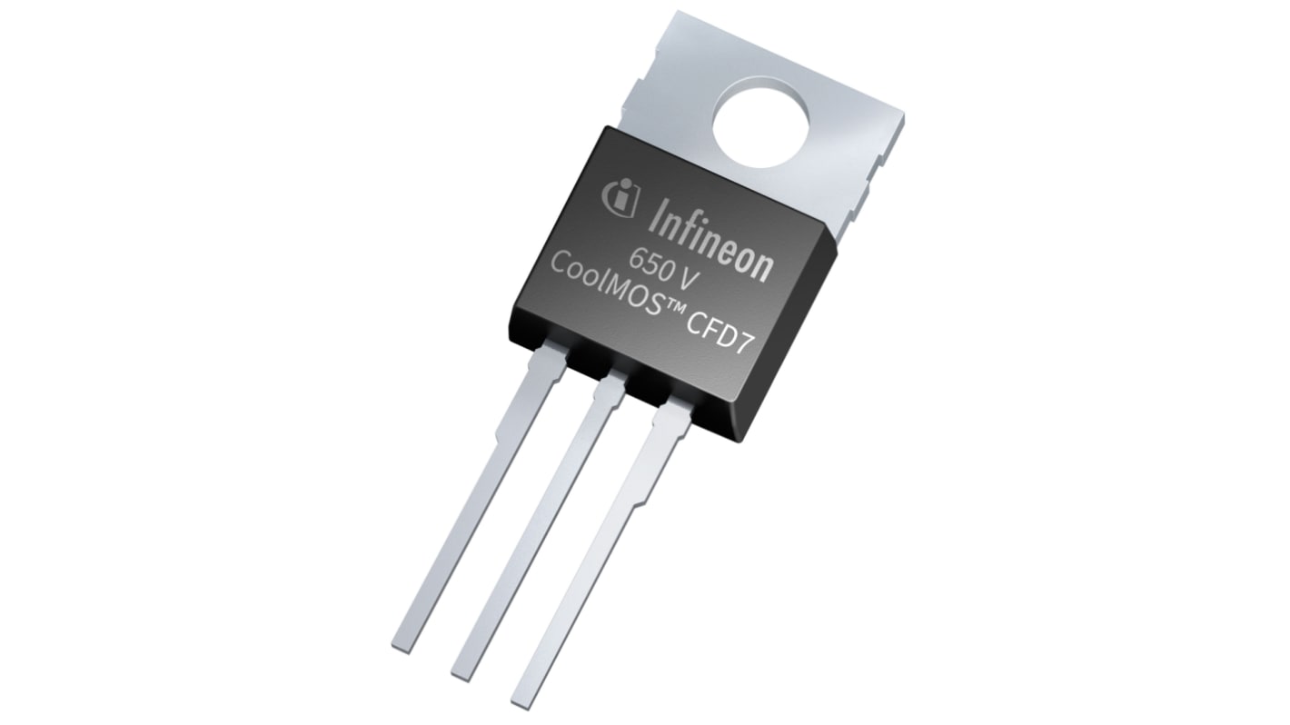 MOSFET, 211 A, 700 V PG-TO220-3 Infineon IPP65R041CFD7XKSA1