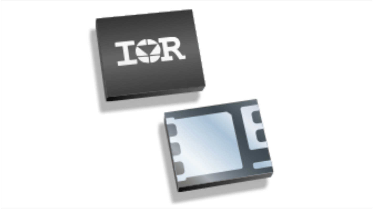 N-Channel MOSFET, 9.3 A, 100 V PQFN Infineon IRFH5053TRPBF