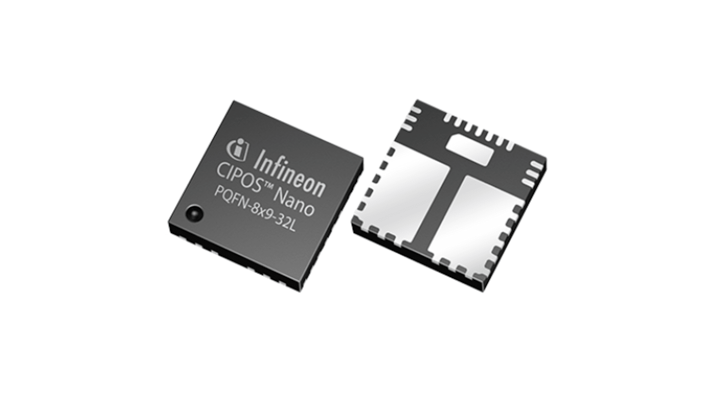 Infineon Intelligentes Leistungsmodull 3-phasig IRSM808-105MH, QFN 8x9, 10A, Wechselstrom-Motor, Halbbrücke