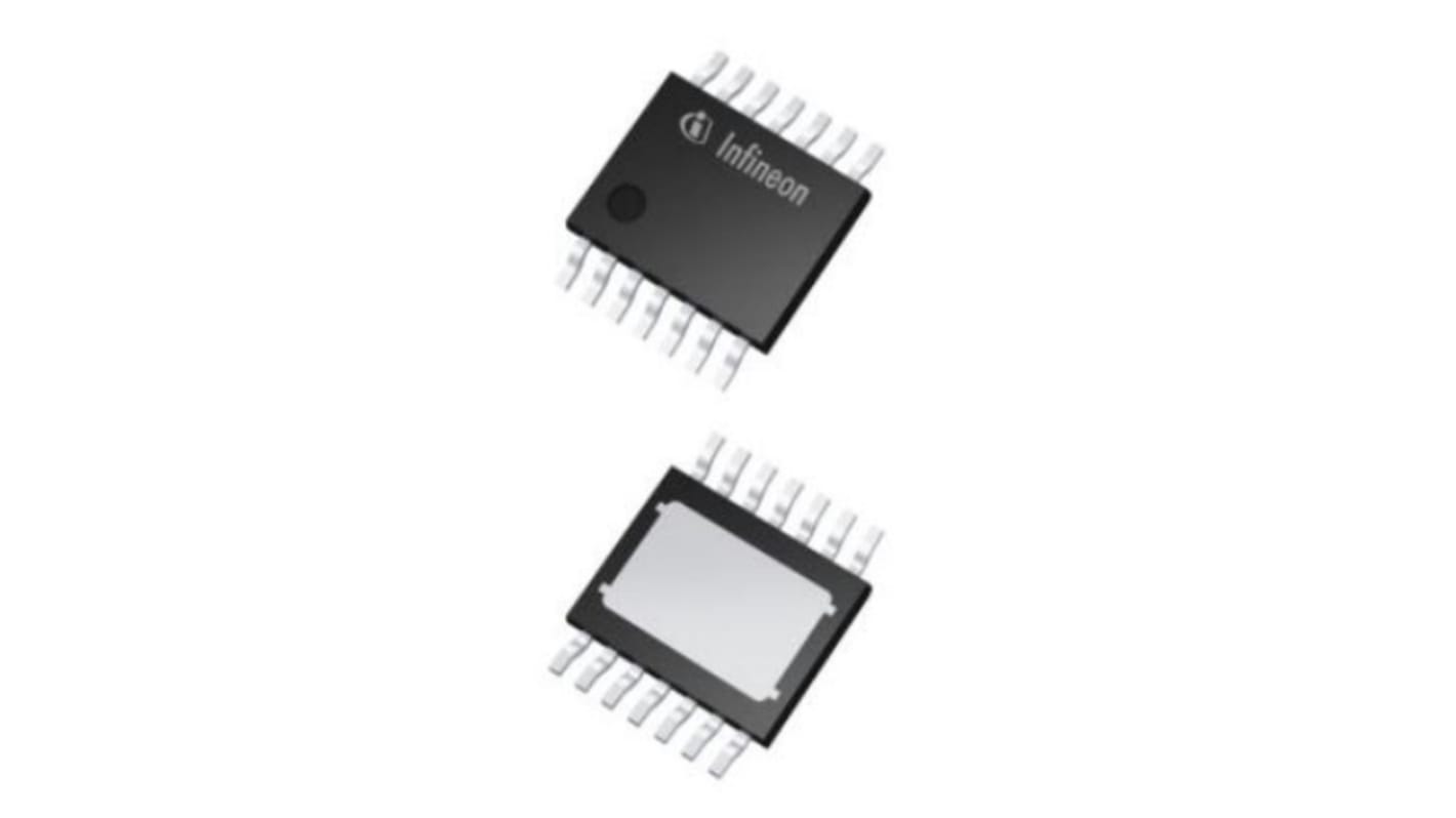 Infineon ハイサイドパワースイッチ 80 mA PG-TSDSO-14 14-Pin