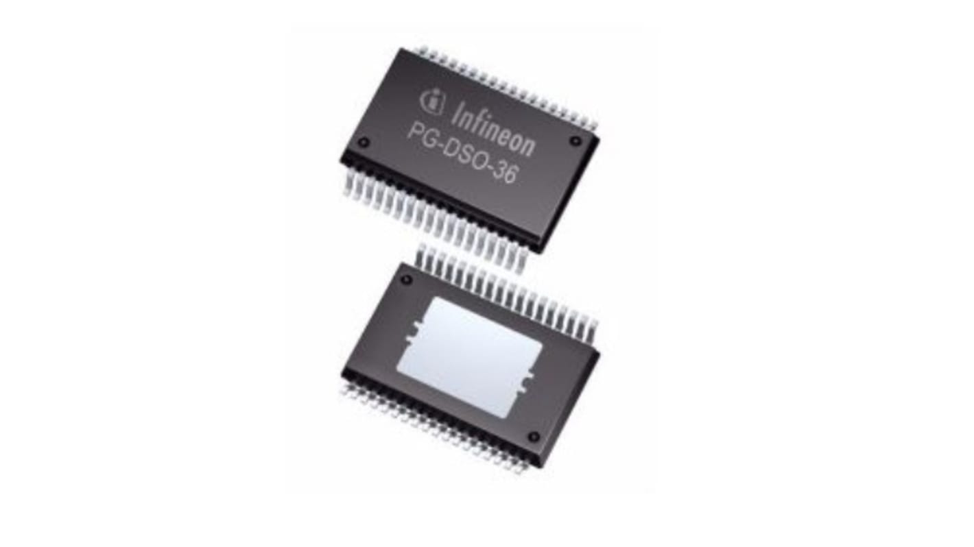 Infineon 電圧レギュレータ 低ドロップアウト電圧 バックコンバータ 5.1 V, 36-Pin, TLE7368EXUMA5