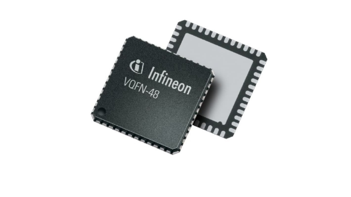 Infineon TLE9842QXXUMA1 ARM Cortex M0 Microcontroller, Cortex, 48-Pin VQFN