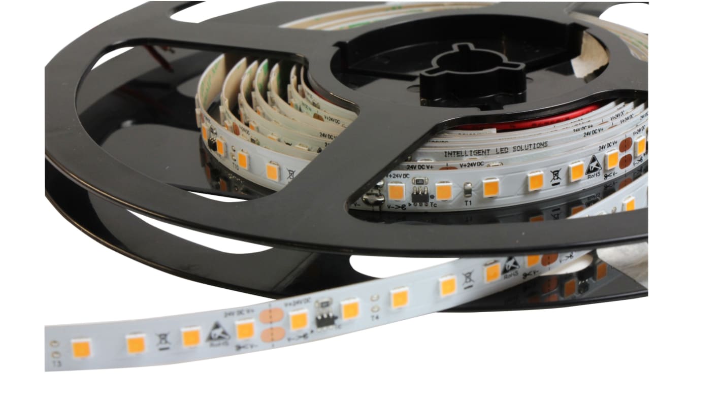 Intelligent LED Solutions 24V dc Neutral White LED Strip, 5m Length