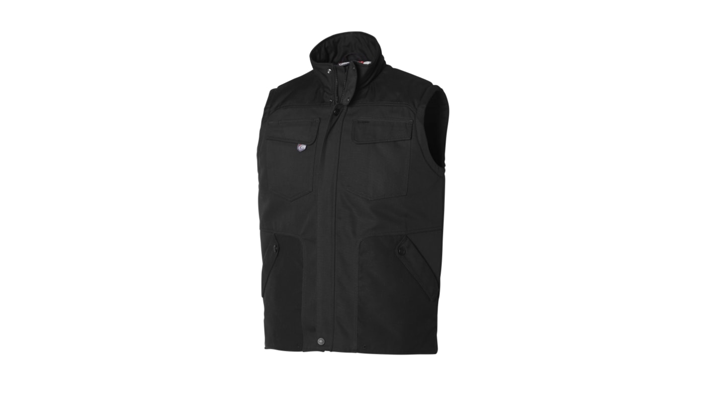 MOLINEL Sort Arbejdsvest Bomuld, polyester, L