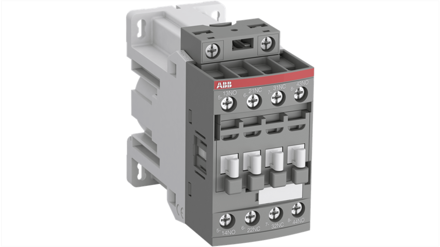 Relè contattore ABB, 2NA/2NC, 4 A