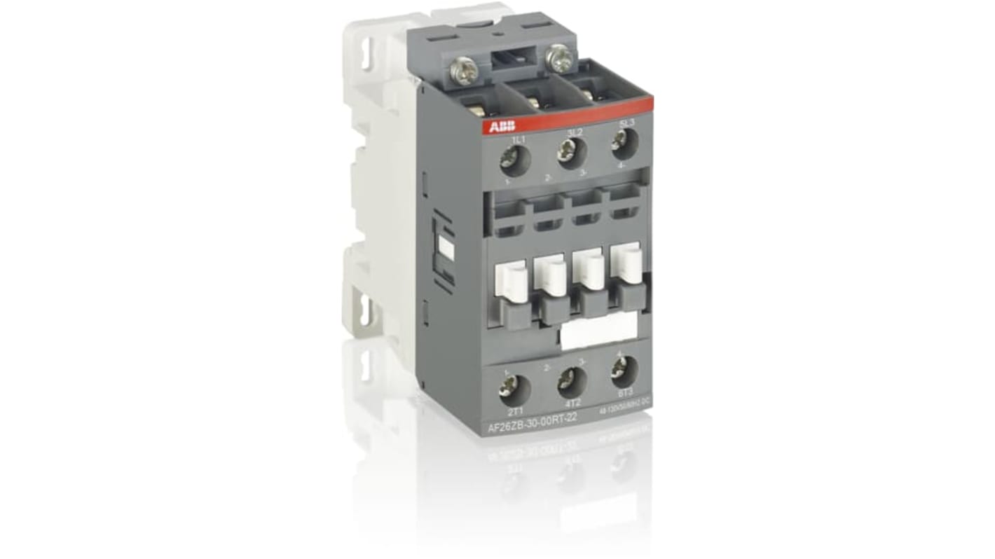 ABB AF-B - 2 1SBL23 Contactor, 100 to 250 V ac Coil, 3-Pole, 3NO