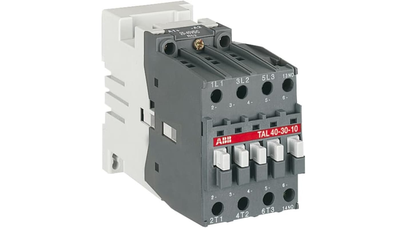 Contattore Contattore di installazione ABB, serie 1SBL32, 3 poli, 3NA, 4 A, bobina 17 → 32 V