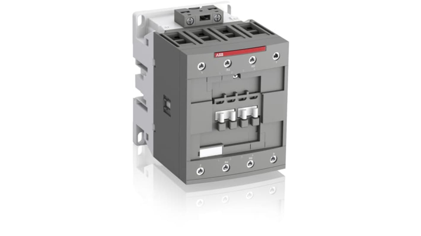 ABB AF-3.5 1SBL39 Contactor, 240to 60 V Coil, 4-Pole, 2NC/2NO