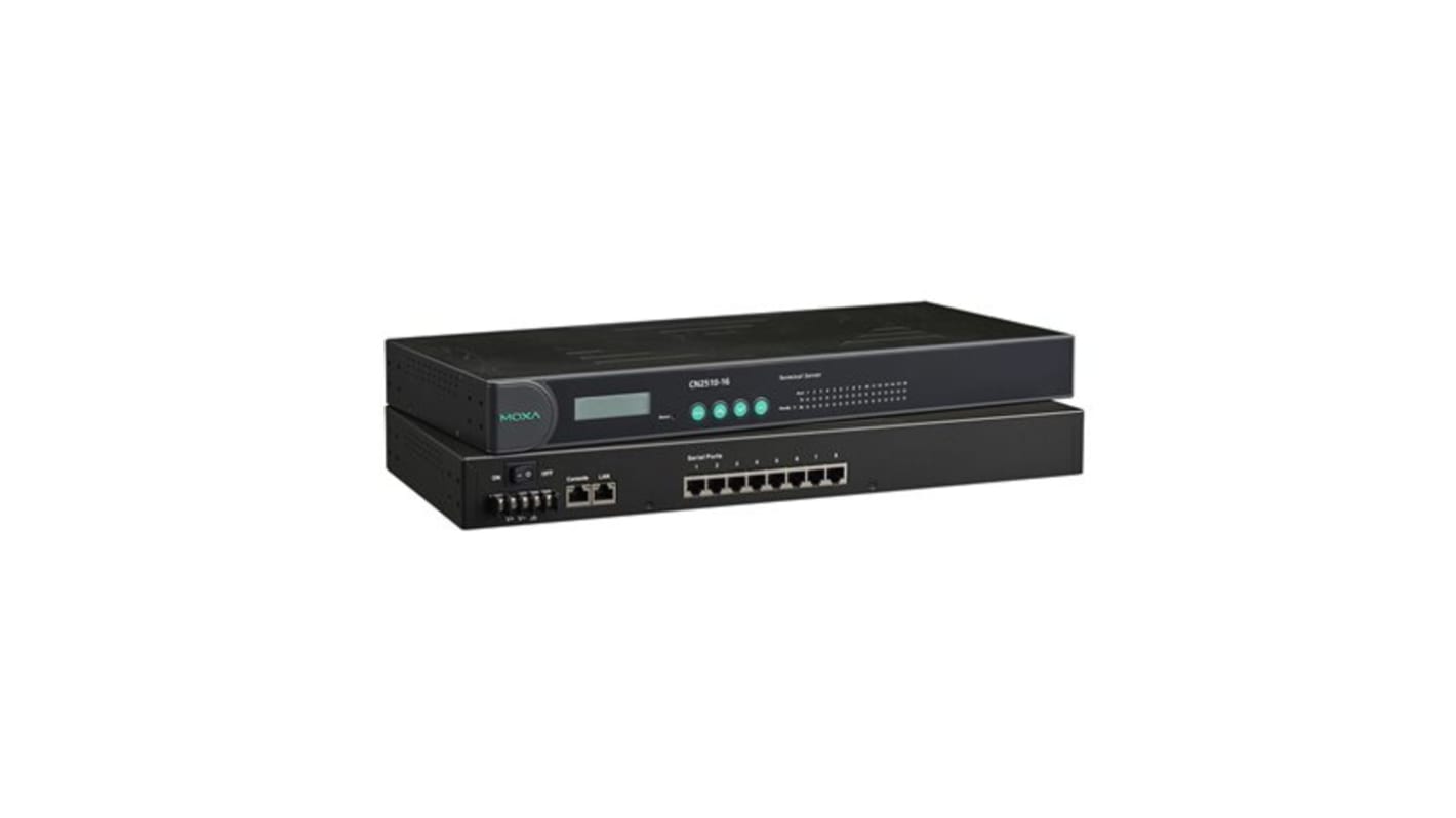 MOXA Serial Device Server, RJ-45 Interface, 921.6kbps Baud Rate