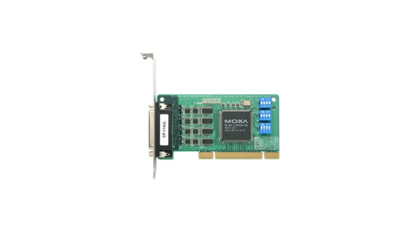 Serial Card, typ sběrnice: PCI Sériové 4portová, připojovací port RS232, RS422, RS485 MOXA