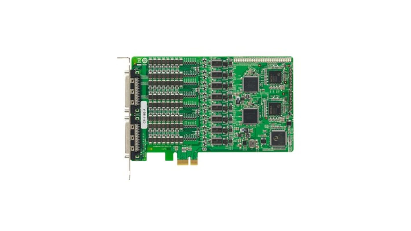 MOXA 16 Port PCIe RS232, RS422, RS485 Serial Card