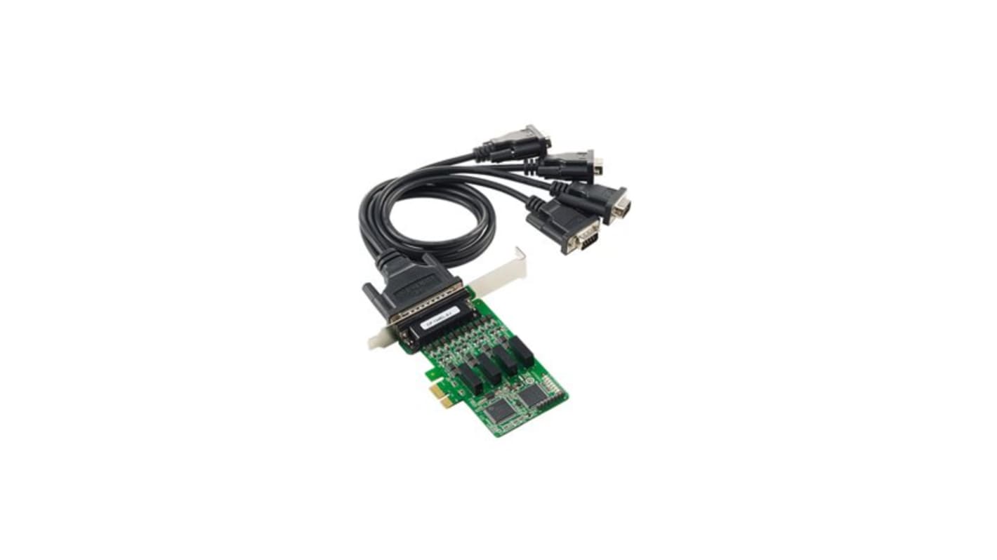 MOXA 4 Port PCIe RS422, RS485 Serial Card